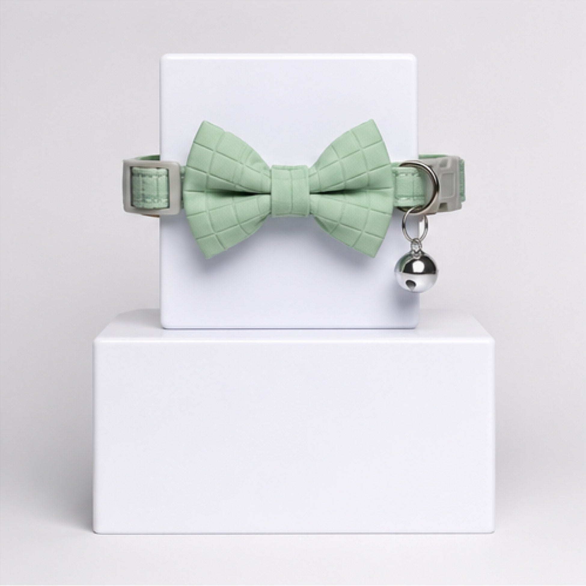 Green Bow Tie Pet Collar
