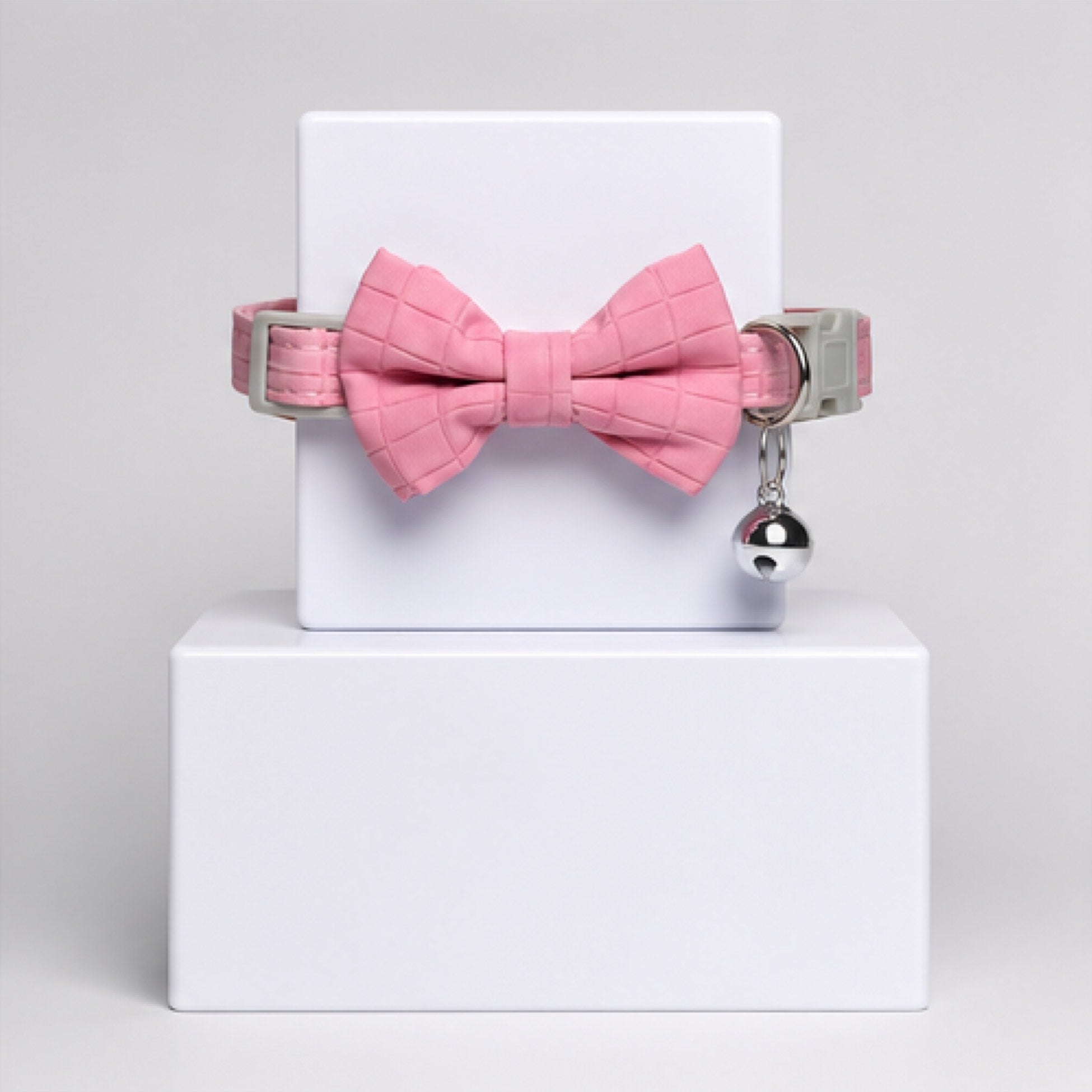 Pink Bow Tie Pet Collar